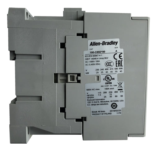Allen Bradley 100-C85DJ10 contactor