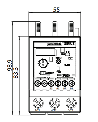 Siemens 3RB3026-2SB0 Electronic Overload Relay