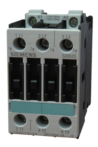 Siemens 3RT1026-1AK60 3 pole 25 AMP contactor