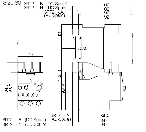 Siemens 3RU2126-1EB0 Thermal Overload Relay