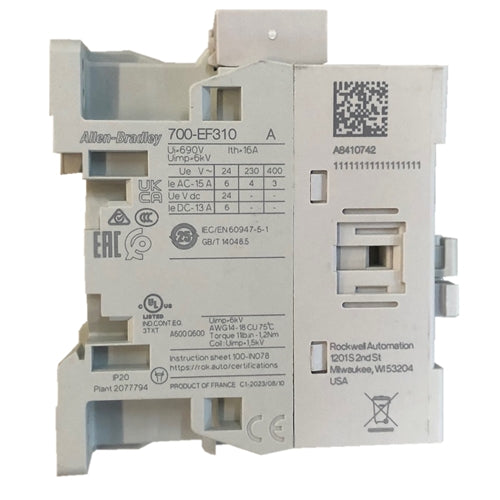 Allen Bradley 700-EF310KD control relay