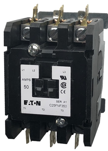 Eaton C25FNF350 50 AMP 3-pole Definite Purpose Contactor
