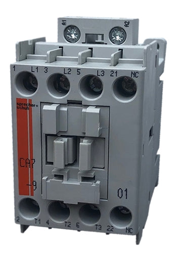 Sprecher and Schuh CA7-9-01-480 3 pole 9 AMP contactor
