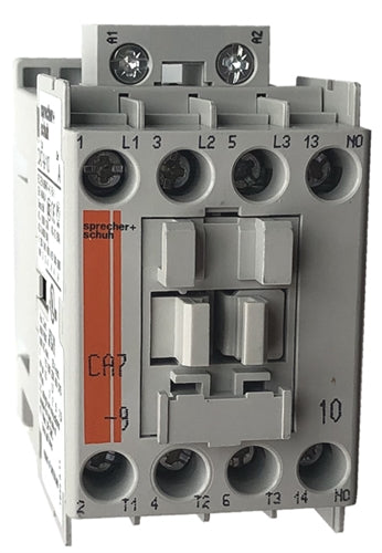 Sprecher and Schuh CA7-9-10-208 3 pole 9 AMP contactor