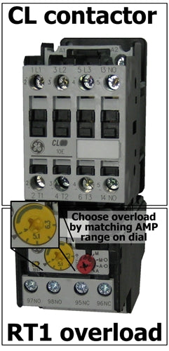 GE CL00A310T 3 pole UL/CE IEC rated contactor