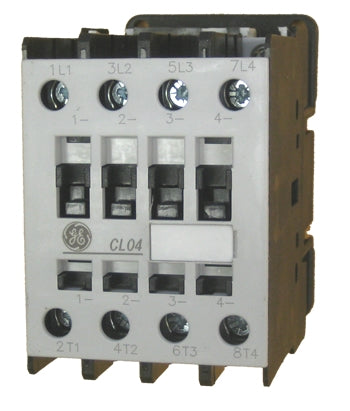 GE CL04A400M1 4 pole UL/CE IEC rated contactor