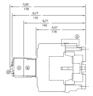 GE CL06A300M 3 pole UL/CE IEC rated contactor