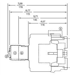 GE CL06A300MY 3 pole UL/CE IEC rated contactor