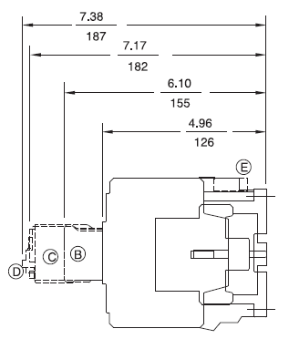 GE CL10A300M 3 pole UL/CE IEC rated contactor