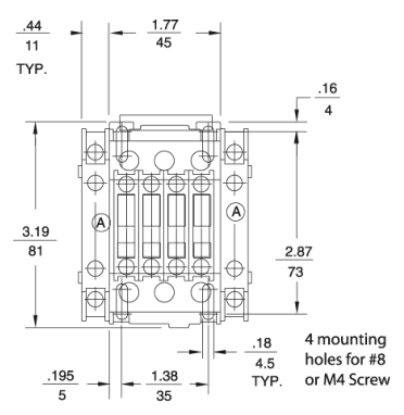 GE CL25D300TD 3 pole UL/CE IEC rated contactor