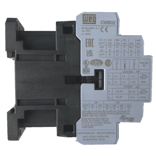 WEG CWB32-11-30C07 contactor