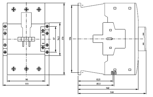 Moeller DILM115 24 volt DC 3 pole contactor