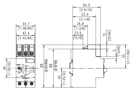 Sprecher and Schuh KTA7-25H Manual Motor Protector