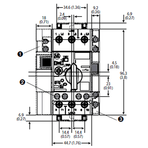 Sprecher and Schuh KTA9-32S-25A Manual Motor Protector