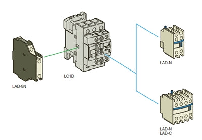 Schneider Electric LAD8N11 auxiliary contact