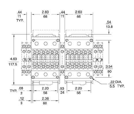 GE LAR07A 3 pole UL/CE IEC rated reversing contactor