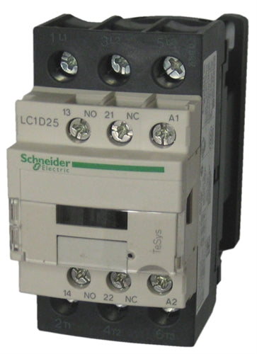 Schneider Electric LC1D25N7 3 pole contactor