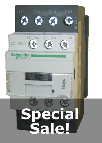 Schneider Electric LC1DT40 4 pole contactor