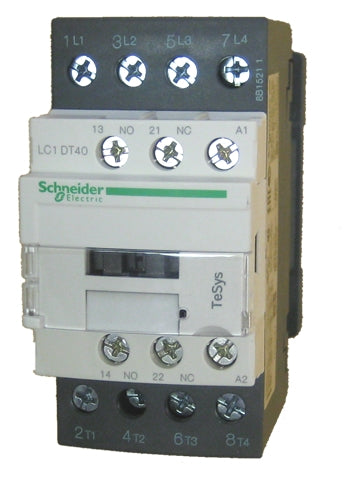 Schneider Electric LC1DT40F7 4 pole contactor