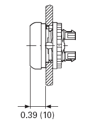 Eaton M22-DR-R Red Maintained Pushbutton