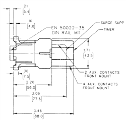 GE MC2A310AT1 3 pole miniature contactor
