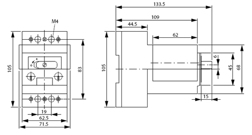 Moeller PKZ2 Motor Starter Base