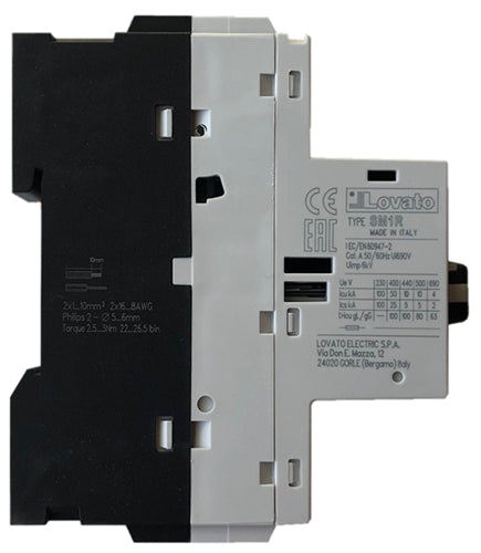 Lovato SM1R0250 motor protection circuit breaker
