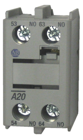Allen Bradley 100-FA20 front mounted auxiliary contact