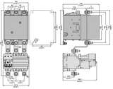 Lovato 11B145 3 pole 110 AMP contactor