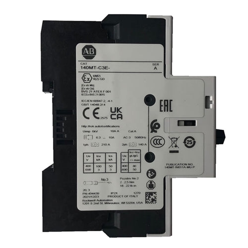 Allen Bradley 140MT-C3E Motor Protector Circuit Breaker