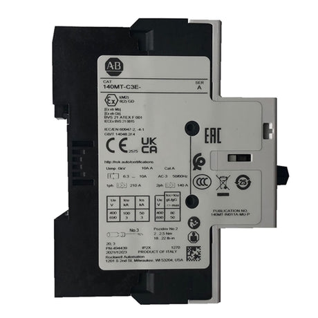 Allen Bradley 140MT-C3E Motor Protector Circuit Breaker