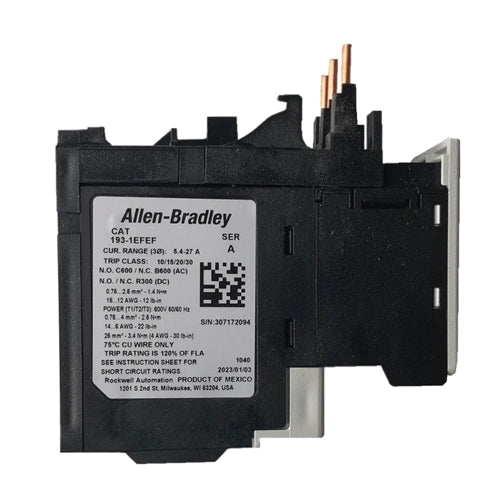 Allen Bradley 193-1EFEF Electronic Overload Relay