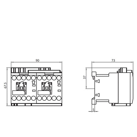 Siemens 3RA2318-8XB30-1AB0 reversing contactor