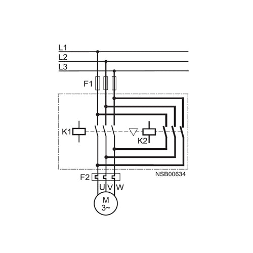 Siemens 3RA2317-8XB30-1AB0 reversing contactor