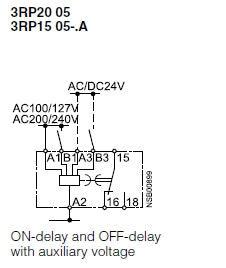 Siemens 3RP1505-1AP30 Multifunction Timing Relay