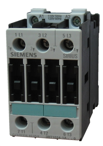 Siemens 3RT1024-1AK60 12 AMP 3 pole contactor