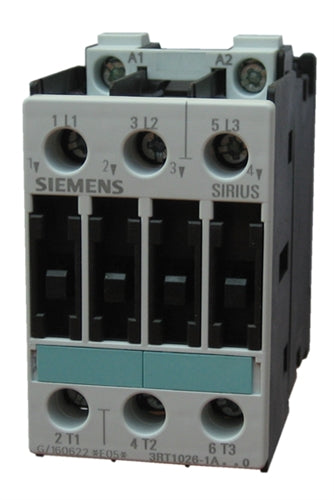 Siemens 3RT1026-1AC20 3 pole 25 AMP contactor