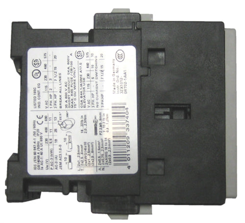 Siemens 3RT1026-1AC20 3 pole 25 AMP contactor
