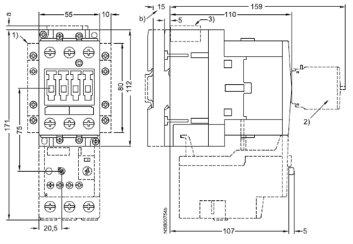 Siemens 3RT1036-1AV60 50 AMP Contactor