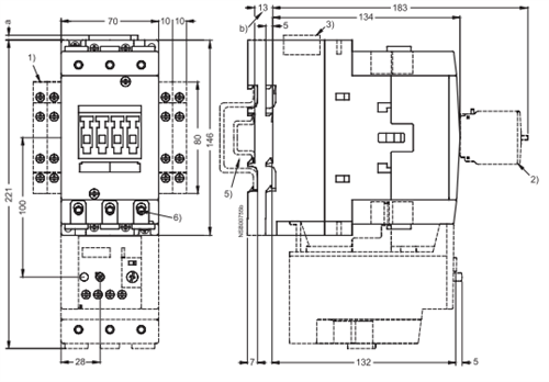 Siemens 3RT1045-1BB40 contactor
