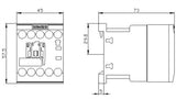 Siemens 3RT2018-1AP61 12 AMP Contactor