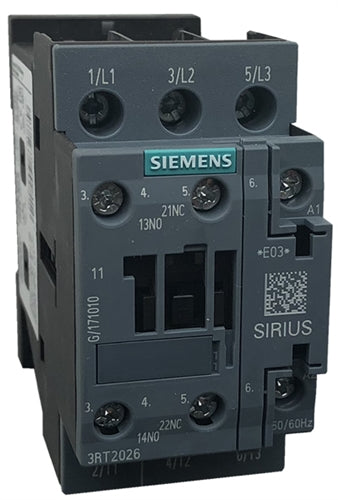 Siemens 3RT2026-1BB40 25 AMP Contactor
