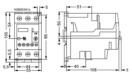 Siemens 3RU1136-1JB0 Thermal Magnetic Overload Relay