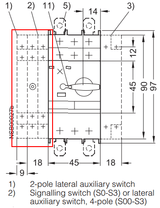 Siemens 3RV1901-1A Side Mounted Auxiliary