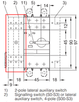 Siemens 3RV1901-1C Side Mounted Auxiliary