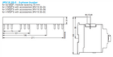 Siemens 3RV1935-3B busbar for 3RV1031 manual motor protectors