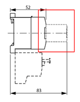 Moeller 40DILE 4 pole auxiliary contact block