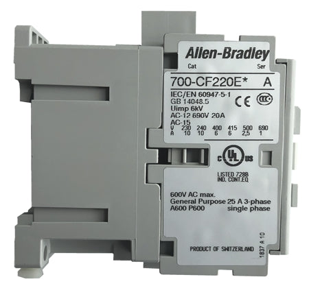 Allen Bradley 700-CF220EJ control relay