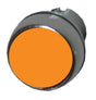 Allen Bradley 800FM-F0 orange metal pushbutton