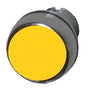 Allen Bradley 800FM-F5 yellow metal pushbutton